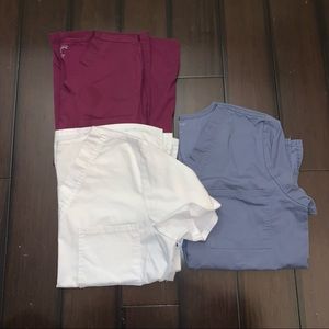 3 Scrub Tops
